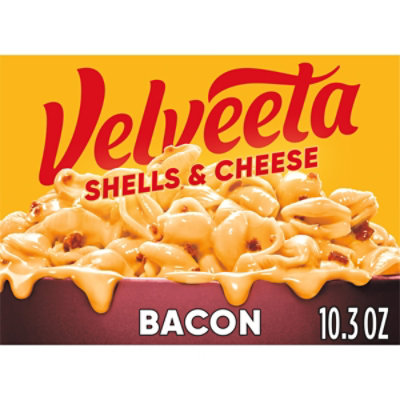 Velveeta Shells & Cheese with Bacon - Shell Pasta & Cheese Sauce - 10.3 Oz - Image 1