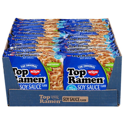 Nissin Top Ramen Ramen Noodle Soup Oriental Flavor 24 3 Oz Safeway