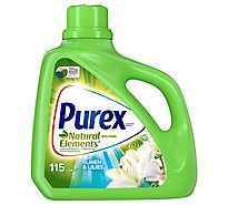 Purex Laundry Detergent Liquid Natural Elements Linen & Lilies 115 Loads - 150 Fl. Oz.