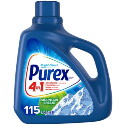 Purex Laundry Detergent Liquid Mountain Breeze 115 Loads - 150 Fl. Oz.