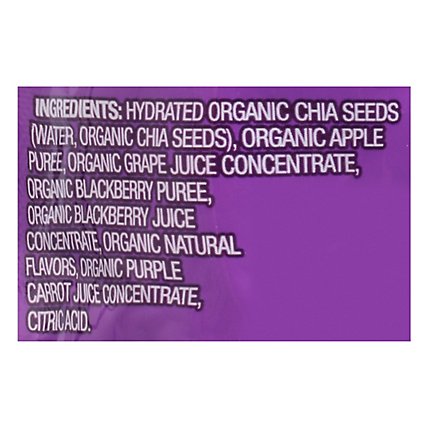 Mamma Chia Squeeze Organic Vitality Snack Blackberry Bliss - 3.5 Oz - Image 4