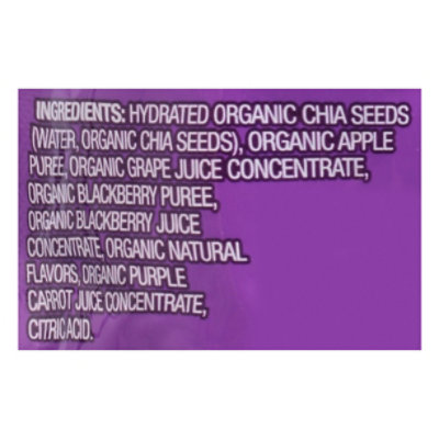 Mamma Chia Squeeze Organic Vitality Snack Blackberry Bliss - 3.5 Oz - Image 5