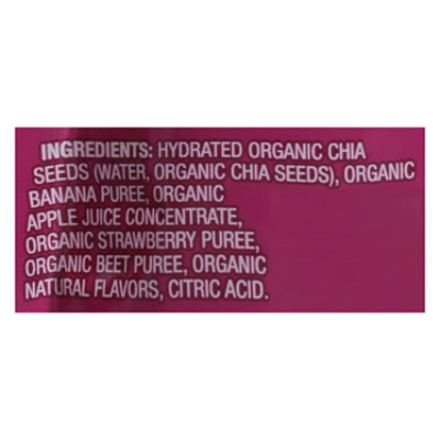 Mamma Chia Squeeze Organic Vitality Snack Strawberry Banana - 3.5 Oz - Image 5