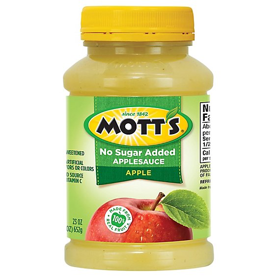 Motts Applesauce Natural Jar - 23 Oz