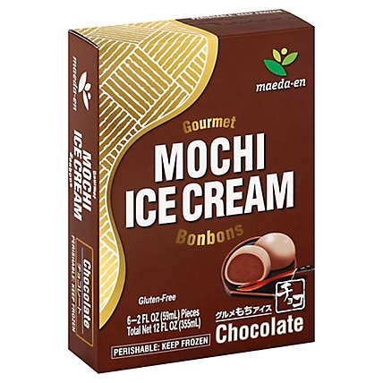 Maeda-En Mochi Ice Cream Chocolate - 12 Fl. Oz. - Image 1