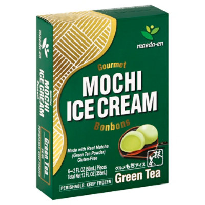 Maeda-En Mochi Ice Cream Green Tea - 12 Fl. Oz.