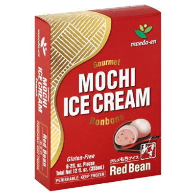 Maeda-En Mochi Ice Cream Red Bean - 12 Fl. Oz.