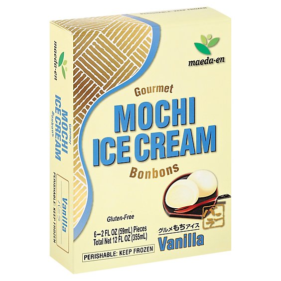 Maeda-En Mochi Ice Cream Vanilla - 12 Fl. Oz.