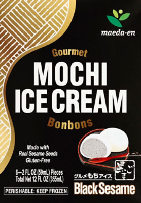 Maeda-En Mochi Ice Cream Black Sesame - 12 Fl. Oz. - pavilions
