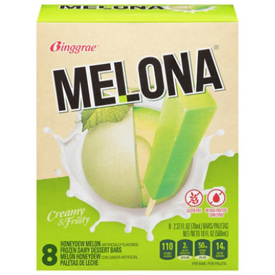 Melona Ice Bar Melon - 8-2.7 Fl. Oz.