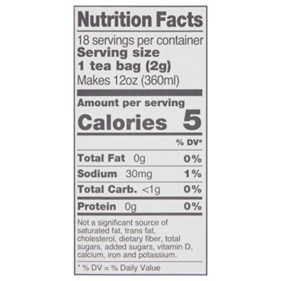 Good Earth Teas Sweet & Spicy Organic Herbal Tea Caffeine Free 18 Count - 1.3 Oz - Image 4