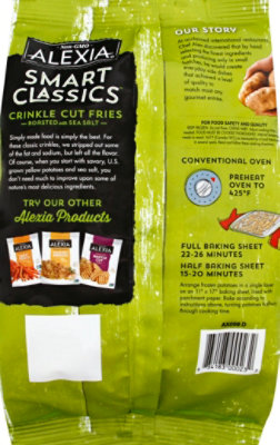 Alexia Smart Classics Fries Crinkle Cut Roasted With Sea Salt - 32 Oz - Image 3