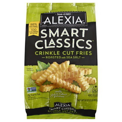 Alexia Smart Classics Fries Crinkle Cut Roasted With Sea Salt - 32 Oz - Image 1