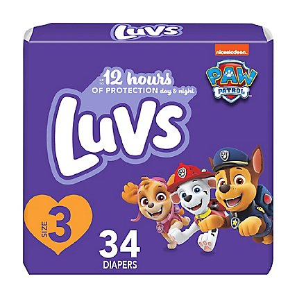 Luvs Pro Level Leak Protection Diapers Size 3 - 34 Count - Image 1
