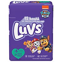 Luvs Pro Level Leak Protection Size 6 Diapers - 21 Count - Image 2