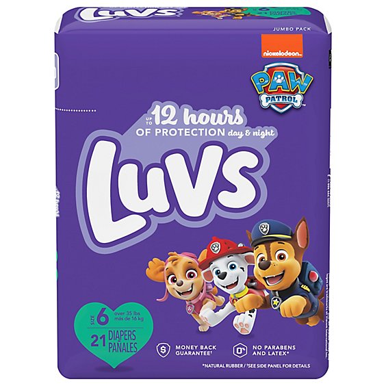 Luvs Pro Level Leak Protection Size 6 Diapers - 21 Count