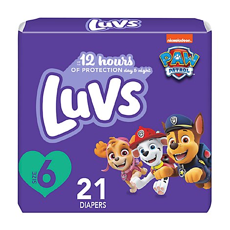 Luvs Diapers Pro Level Leak Protection Size 6 - 21 Count