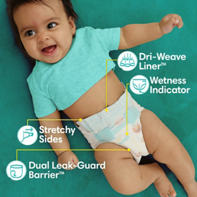 Pampers Baby Size 6 Dry Diapers - 21 Count - Image 3