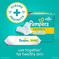Pampers Baby Wipes Sensitive Perfume Free 3X Pop Top - 168 Count - Image 8