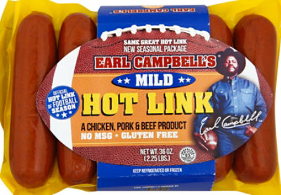 Earl Campbell Hot Links - 36 Oz - Image 2
