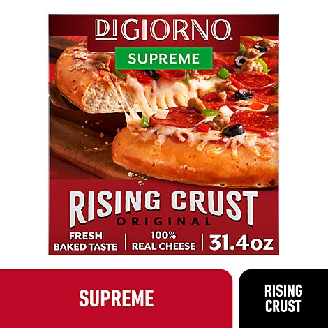 DIGIORNO Pizza Original Rising Crust Supreme Frozen - 31.5 Oz