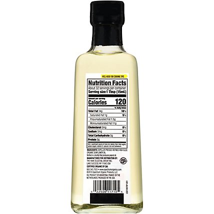 Spectrum Sunflower Oil Organic High Heat Refined - 16 Fl. Oz. - Image 5