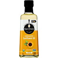 Spectrum Sunflower Oil Organic High Heat Refined - 16 Fl. Oz. - Image 2