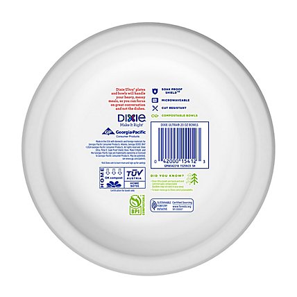 Dixie Ultra Paper Bowls Printed 10 Ounce - 26 Count - Image 4
