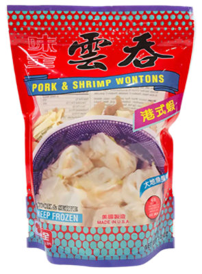 Hong Kong Pork & Shrimp Wontons - 12.6 Oz