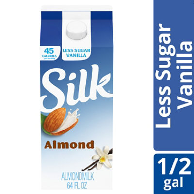 Silk Almondmilk Less Sugar Vanilla - 64 Fl. Oz.