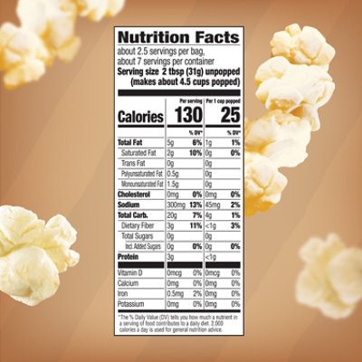 Orville Redenbacher's Naturals Simply Salted Popcorn Classic Bag - 3-2.69 Oz - Image 3