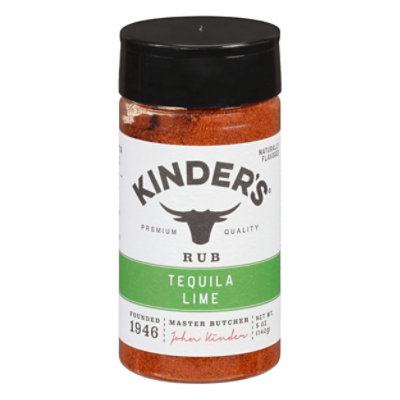 Kinders California Barbecue Rub Bbq Tequila Lime - 6.2 Oz
