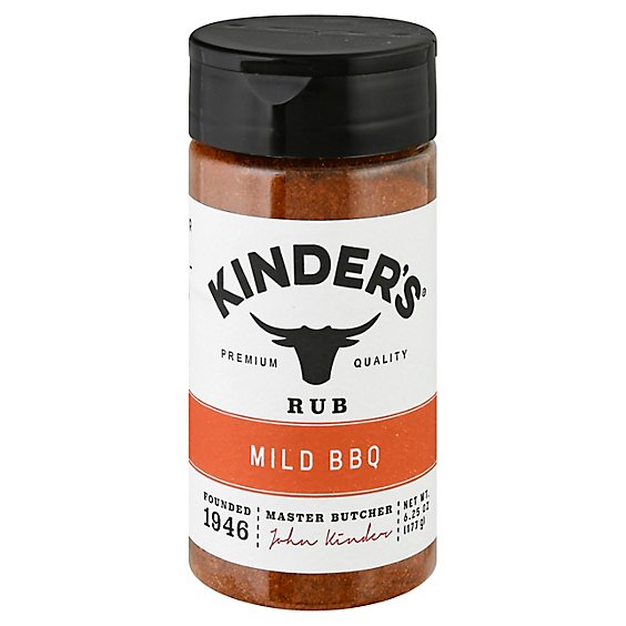 Kinder’s Mild BBQ Rub and Seasoning - 6.25 Oz