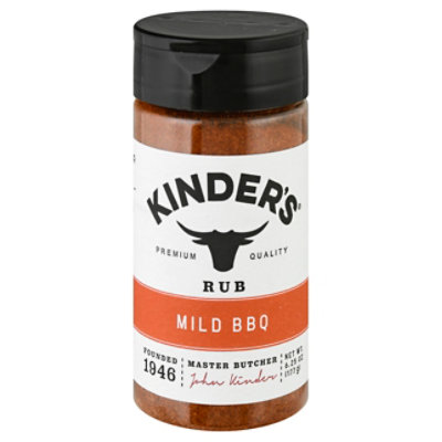 Kinders California Barbecue Rub Bbq Mild - 7 Oz