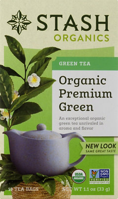 Stash Organic Green Tea - 18 Count - Image 1