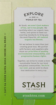 Stash Organic Green Tea - 18 Count - Image 3
