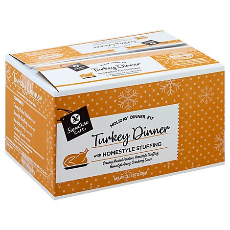 Signature Cafe Holiday Dinner Kit Turkey Dinner With Traditional Stuffing - 32 Oz