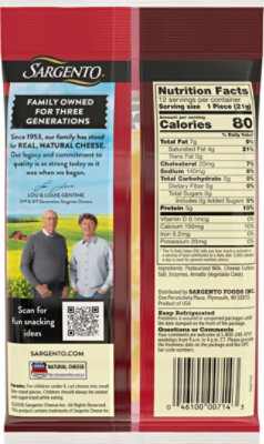 Sargento Colby-Jack Natural Cheese Snack Sticks 12 Count - 9 Oz - Image 6