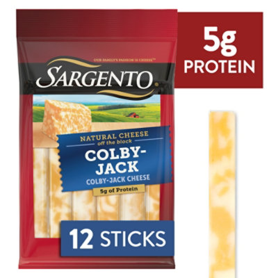 Sargento Colby-Jack Natural Cheese Snack Sticks 12 Count - 9 Oz - Image 1