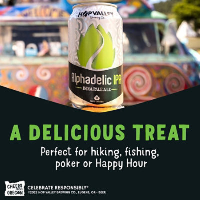 Hop Valley Alphadelic Ipa Can - 6-12 Fl. Oz. - Image 4