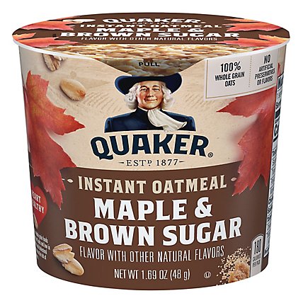 Quaker Oatmeal Instant Maple & Brown Sugar - 1.69 Oz - Image 3