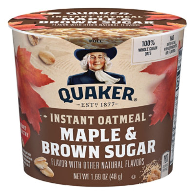 Quaker Oatmeal Instant Maple & Brown Sugar - 1.69 Oz - Image 3