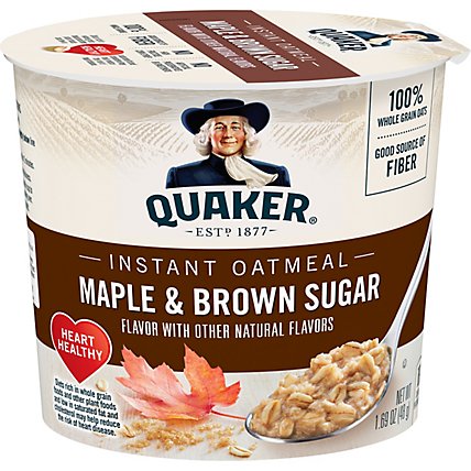 Quaker Oatmeal Instant Maple & Brown Sugar - 1.69 Oz - Image 2