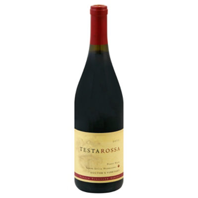 Testarossa Pinot Doctors Vinyard Wine 750 Ml Vons