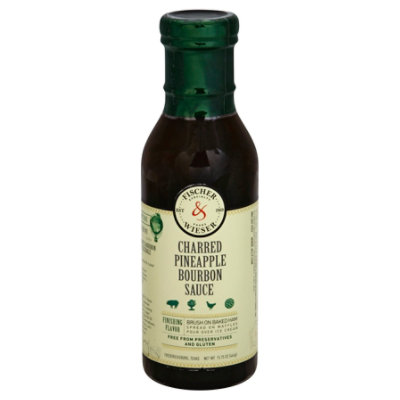 Fischer & Wieser Sauce Pineapple Bourbon Charred - 15.75 Oz - Image 1