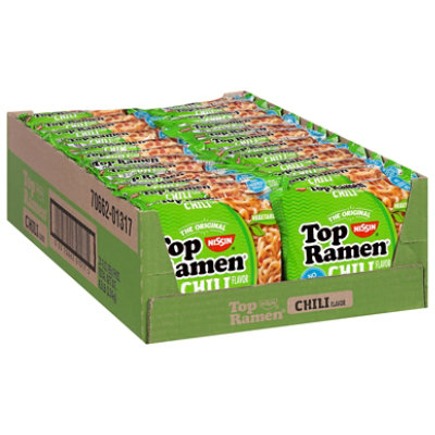 Nissin Top Ramen Ramen Noodle Soup Chili Flavor - 24-3 Oz - Image 2