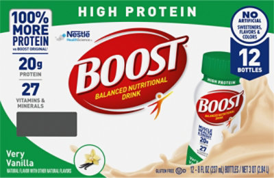 BOOST High Protein Nutritional Drink Very Vanilla - 12-8 Fl. Oz. - Image 6