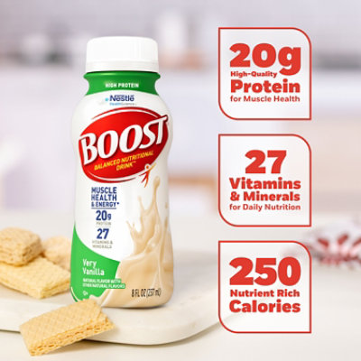 BOOST High Protein Nutritional Drink Very Vanilla - 12-8 Fl. Oz. - Image 6