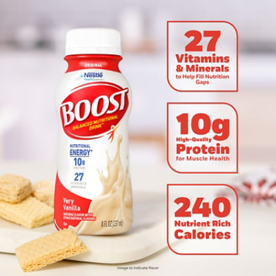BOOST Original Nutritional Drink Very Vanilla - 12-8 Fl. Oz. - Image 6