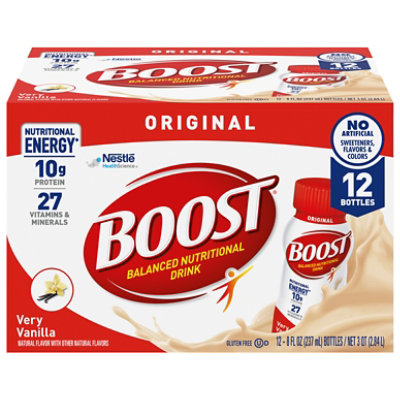 BOOST Original Nutritional Drink Very Vanilla - 12-8 Fl. Oz.